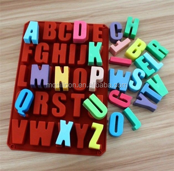 High Quality Alphabet Silicone Baking Mold Cake Decoration