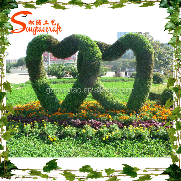 ロマンチックなスタイル人工植物satue広い庭人工植物の像仕入れ・メーカー・工場