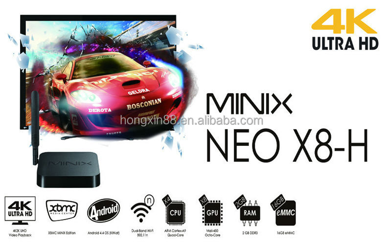 Minix4kメディアtvボックスネオx8-handroid4.4スマートtvボックス問屋・仕入れ・卸・卸売り