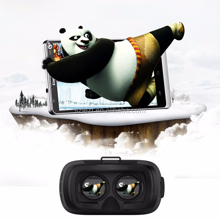2016 3d vr仮想現実メガネgoogle段ボール3d VR-BOXヘッドマウントプラスチックバージョン仕入れ・メーカー・工場