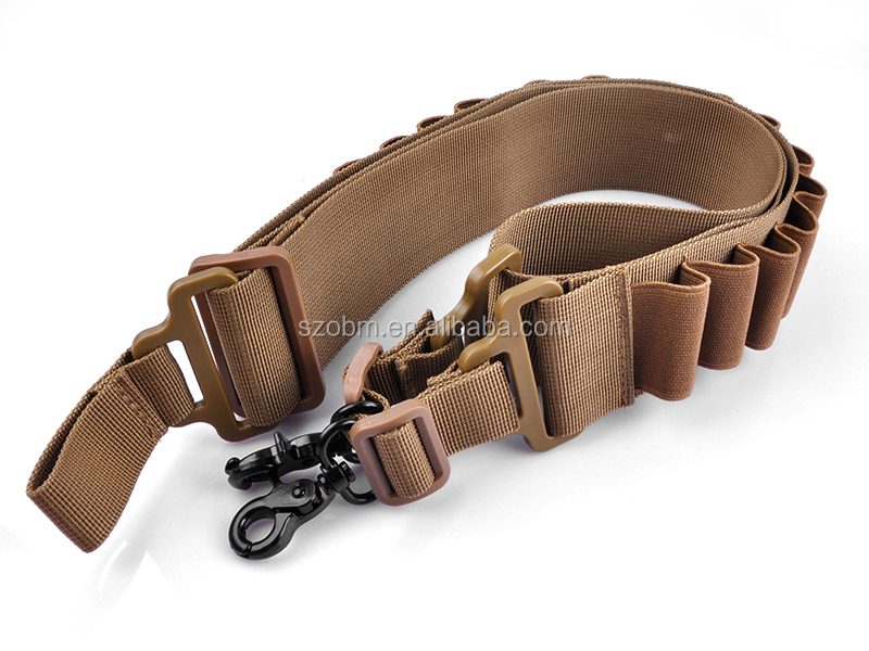 2015新しいスタイルの卸売高品質の色調節可能な屋外狩猟ショットガン戦術的なベルト仕入れ・メーカー・工場