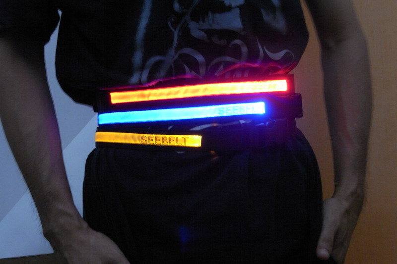 ledの点滅付きウエストベルト3モードと5色問屋・仕入れ・卸・卸売り
