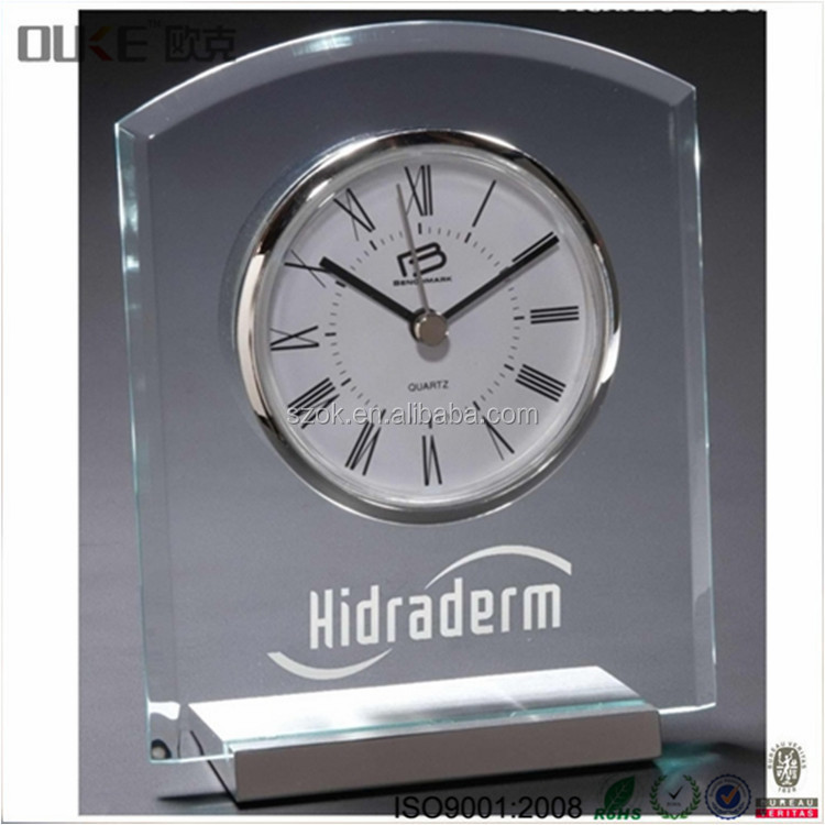Customized Products Clear Lucite Acrylic Desk / Table Clocks Buy