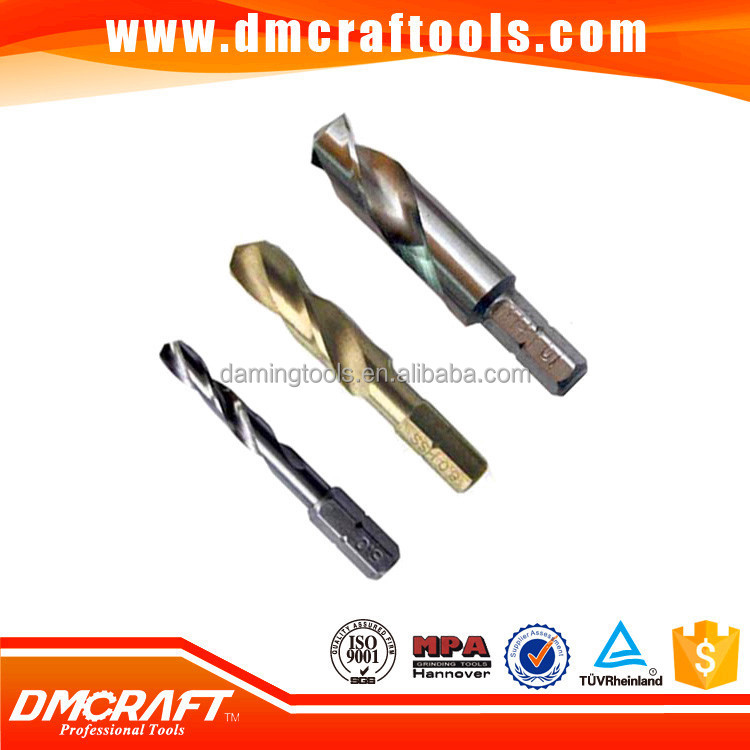 5pcs 1/4" Hex Shank Stubby Hss Twist Drill Bit Set For Metal Buy Hss