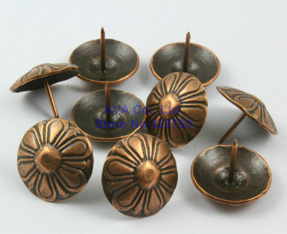 50 Pieces 23mm Antique Copper Upholstery Tacks Wholesale 50 Pieces