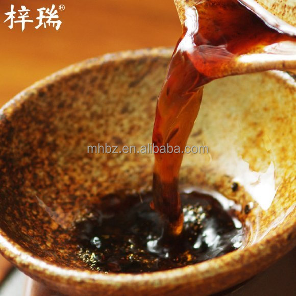 Drying compressed pu erh tea