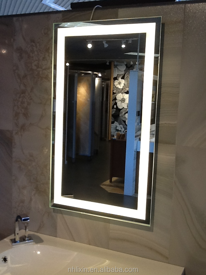 装飾的な浴室の鏡、 バックライト付きミラー浴室用、 浴室の鏡用ledランプ仕入れ・メーカー・工場