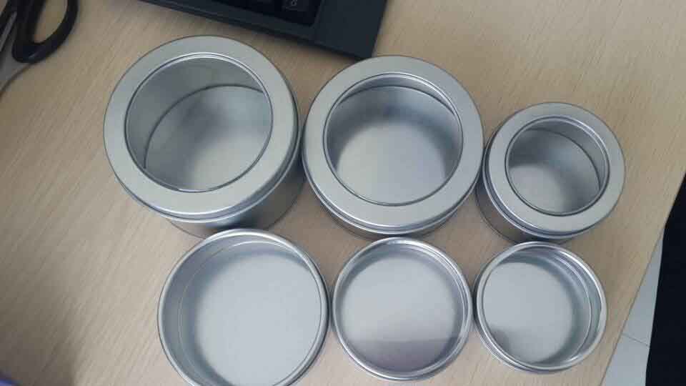 プロモーションラウンド食品包装用ブリキの箱、 カスタマイズされた形とサイズ工場から仕入れ・メーカー・工場