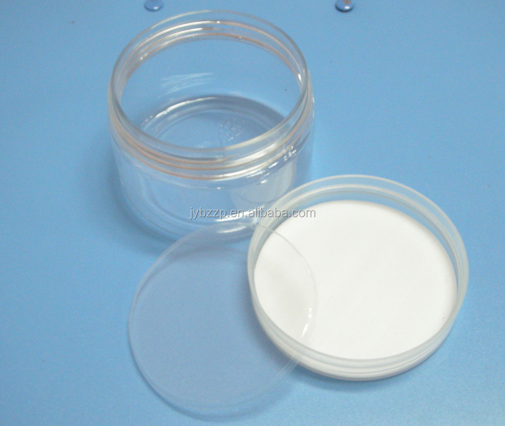 黒いプラスチック製のボトルキャップ、 透明なプラスチックのボトルのための美白化粧品クリームの瓶仕入れ・メーカー・工場