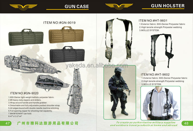 黒銃バッグシリーズ、 軍の二重のライフル銃の袋、 戦術的な銃の袋問屋・仕入れ・卸・卸売り