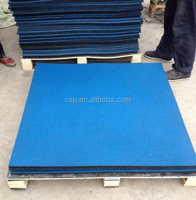 特化され1000mmx1000mmx15mm厚いジム用ゴム製のフロア 問屋・仕入れ・卸・卸売り