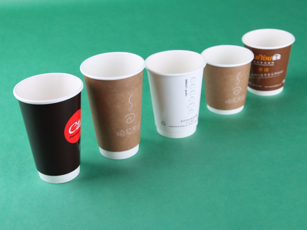 使い捨てロゴプリント紙コーヒー/紅茶や飲料カップ蓋付き仕入れ・メーカー・工場