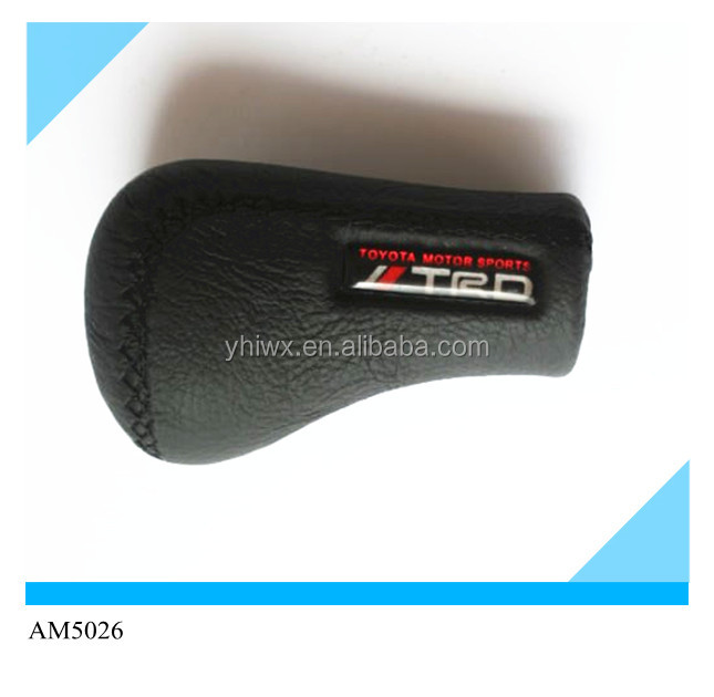 Black Leather red stitch TRD shift gear knob問屋・仕入れ・卸・卸売り