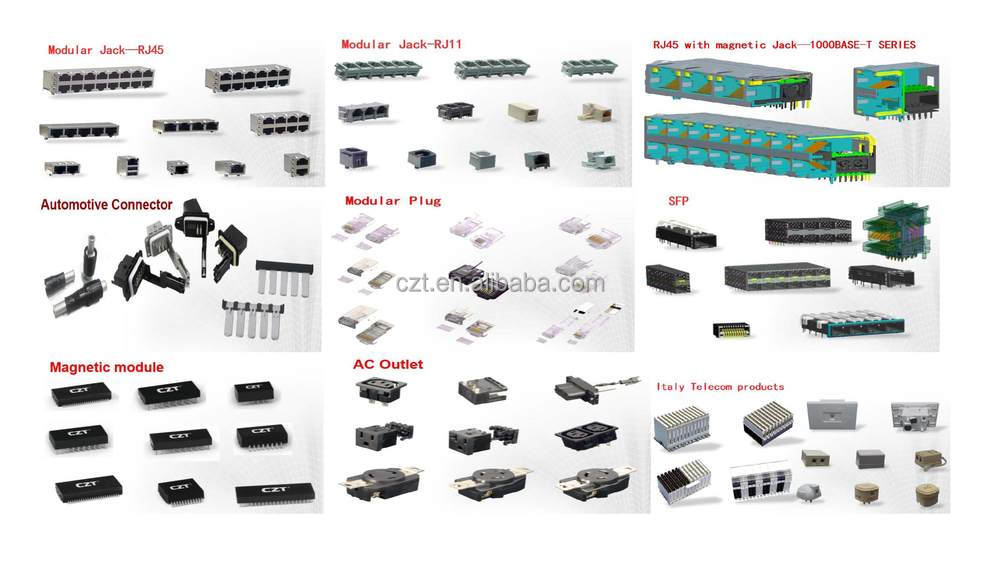 ul認定品マグネット内蔵rj45コネクターとledコネクタ仕入れ・メーカー・工場