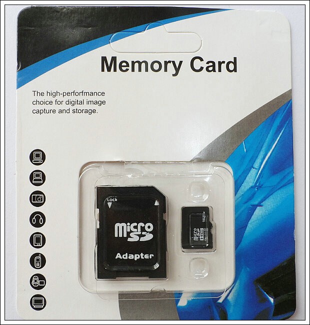 16GB WITH ADAPTER AND PACKAGE