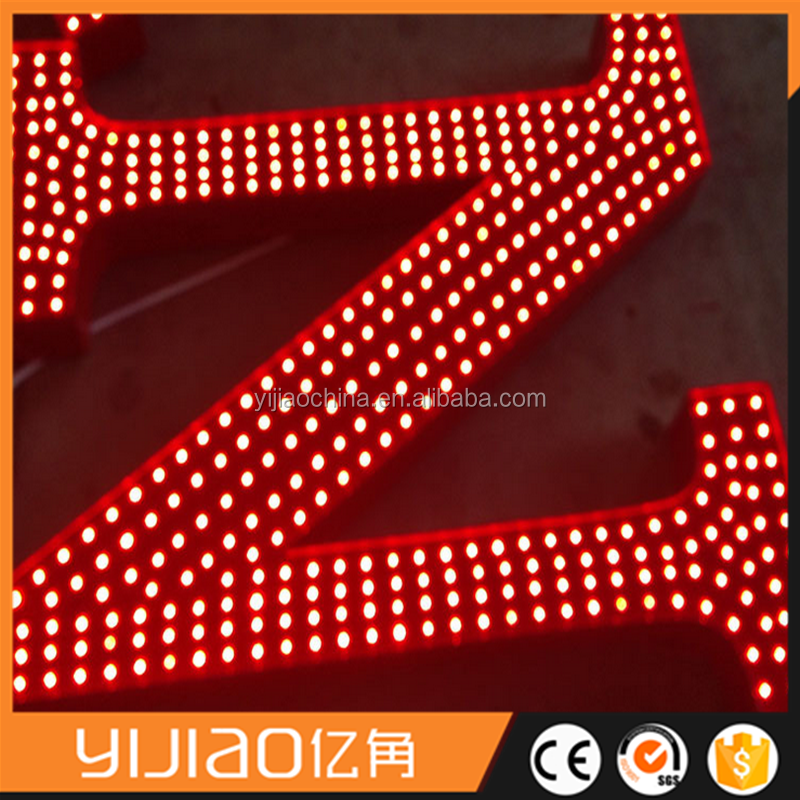 Customized Design Led Light Bulbs Address Sign 3d Led Marquee Signs