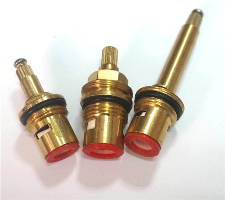 Fast Open Good Quality Brass Cartridges For Faucets Ceramic Disc Red