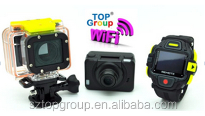 新しいオリジナル2014年goproヒーローfhd1080pwifi付きアクションカメラスポーツウォッチリモート無線制御問屋・仕入れ・卸・卸売り