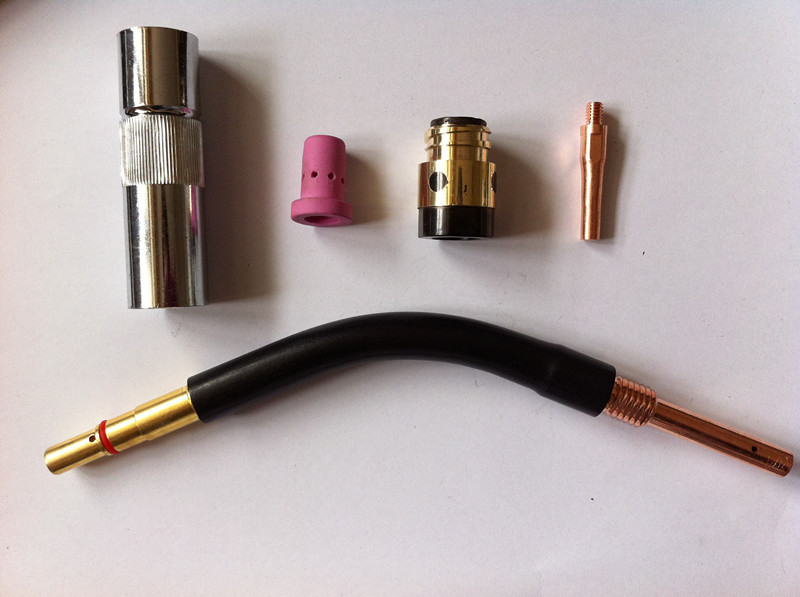 Panasonic 500a Mig Welding Torch Spare Parts Brass Welding Gas Nozzle