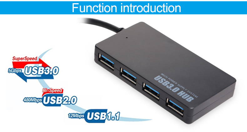 熱い販売のusbハブ43.0ポートusbハブドライバ、 usb3.0ハブ問屋・仕入れ・卸・卸売り