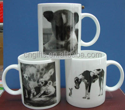 写真デカール磁器のギフトでセラミックマグカップ印刷犬猫のイタリアへ問屋・仕入れ・卸・卸売り