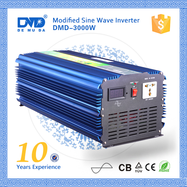 DMD solar panel dc to ac single phase 3000w pure sine wave inverter 12V