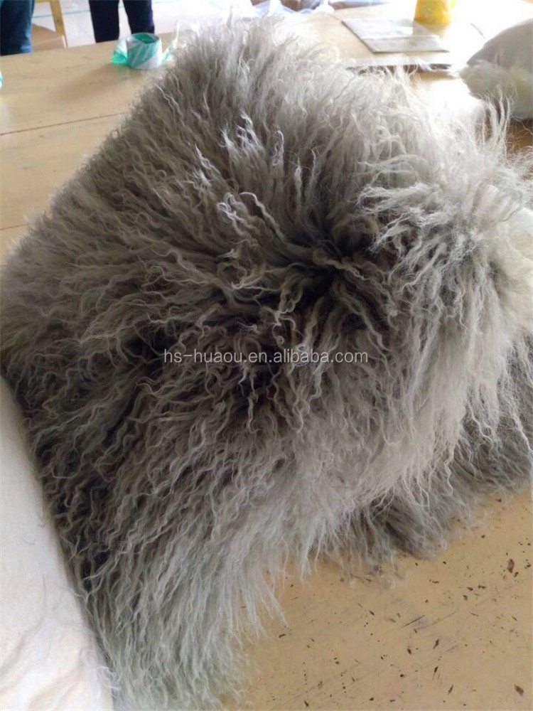 オーストラリア/チベットモンゴル羊スキンクッション&枕仕入れ・メーカー・工場