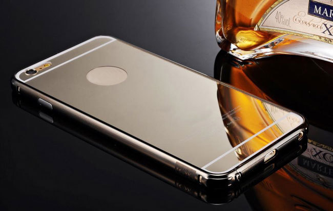 2015熱い販売の豪華な黄金のミラーのためのアルミニウム金属ケースiphone66プラス仕入れ・メーカー・工場