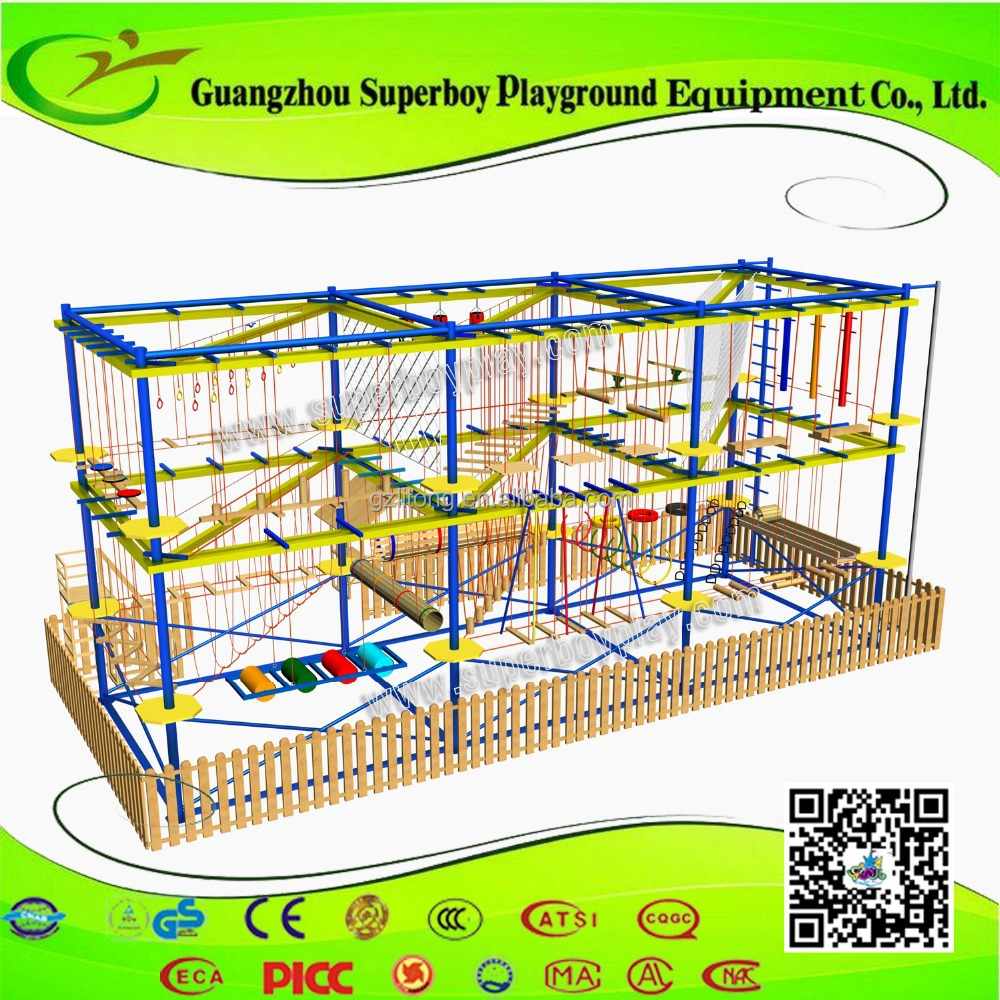 kids rope course indoor adventure jungle gym for