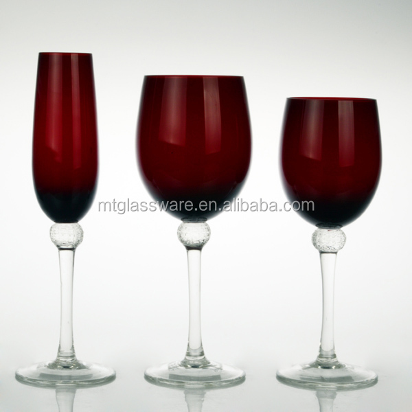 New Arrive Red Colored Wholesale Drinkware,Drinking Glass,Colored Red