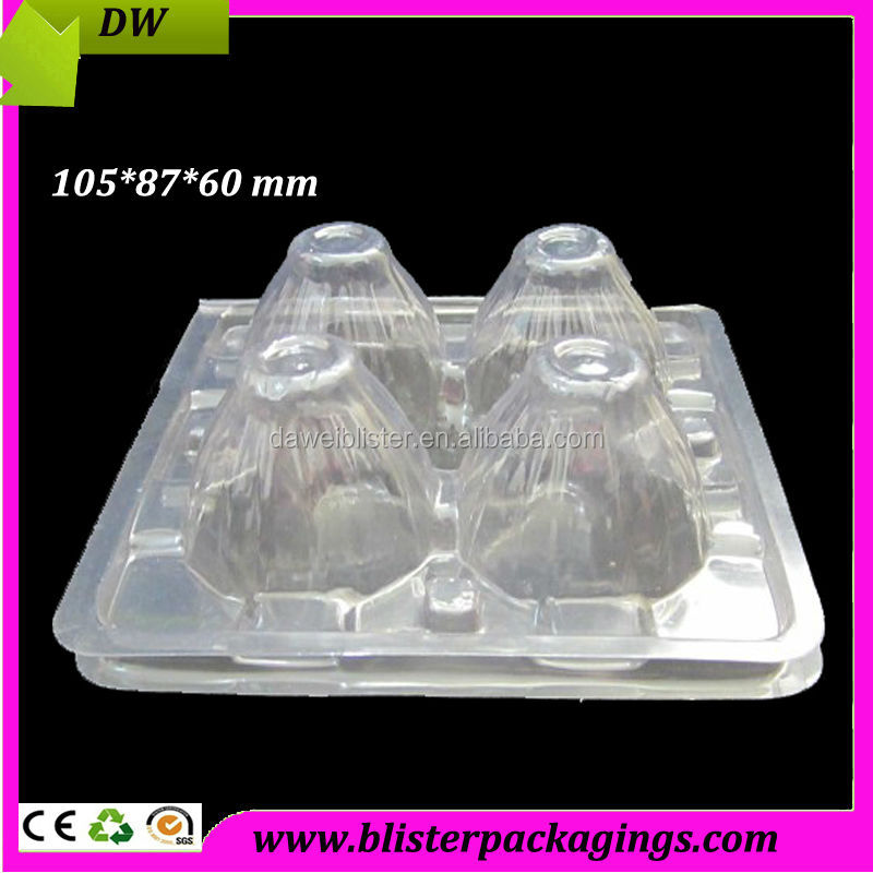 12 pieces of egg container 194*105*60mm pet egg blister packaging tray