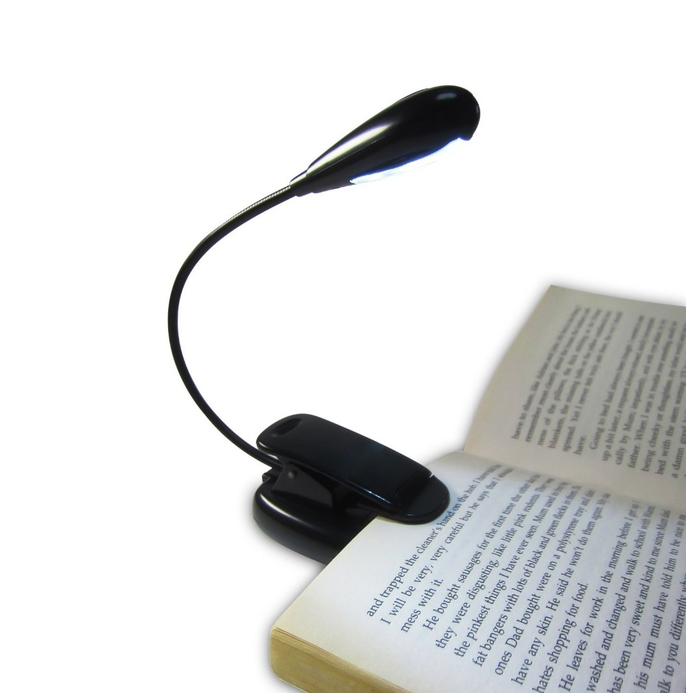 充電式読書ランプ用ベッド-ポータブルブックライト- 4 led電球のつや消しカバー- 2設定-軽量クリップ上ランプ-仕入れ・メーカー・工場