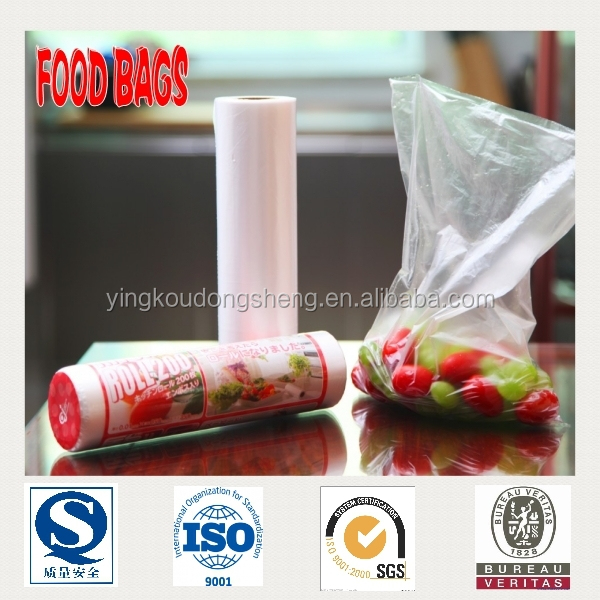 HDPE kitchen use plastic food Bags for food packing