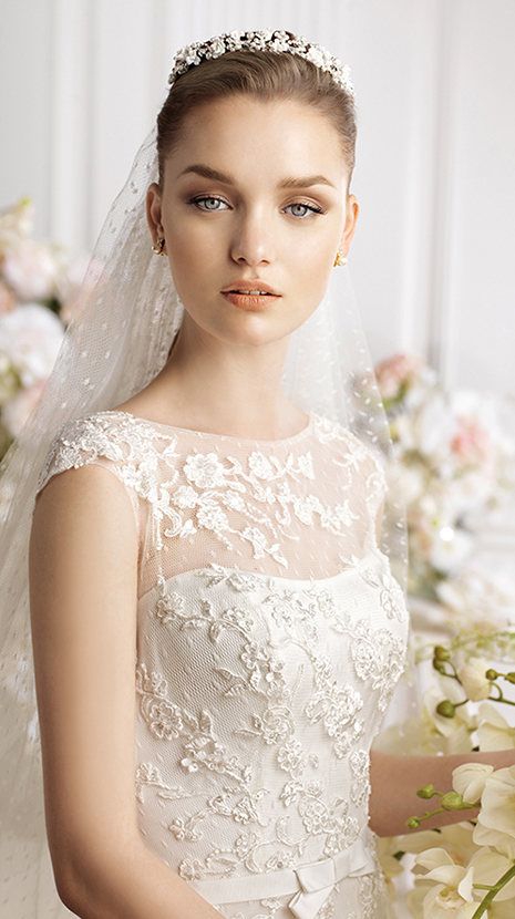 新しいスタイルのカスタム作られ作られ2014年衣裳は、 エレガントなa- ラインスクープ付きレース半袖フォーマルwd0660白いウェディングドレスの花嫁衣装問屋・仕入れ・卸・卸売り
