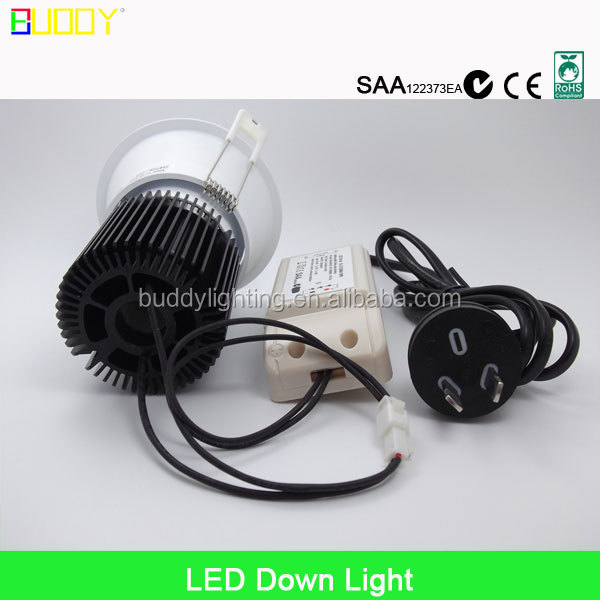 12ワット15ワットtrimless cob ledダウンライトで75ミリメートル切り抜き仕入れ・メーカー・工場