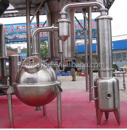 ZN high efficient factory price vacuum orange water distillery
