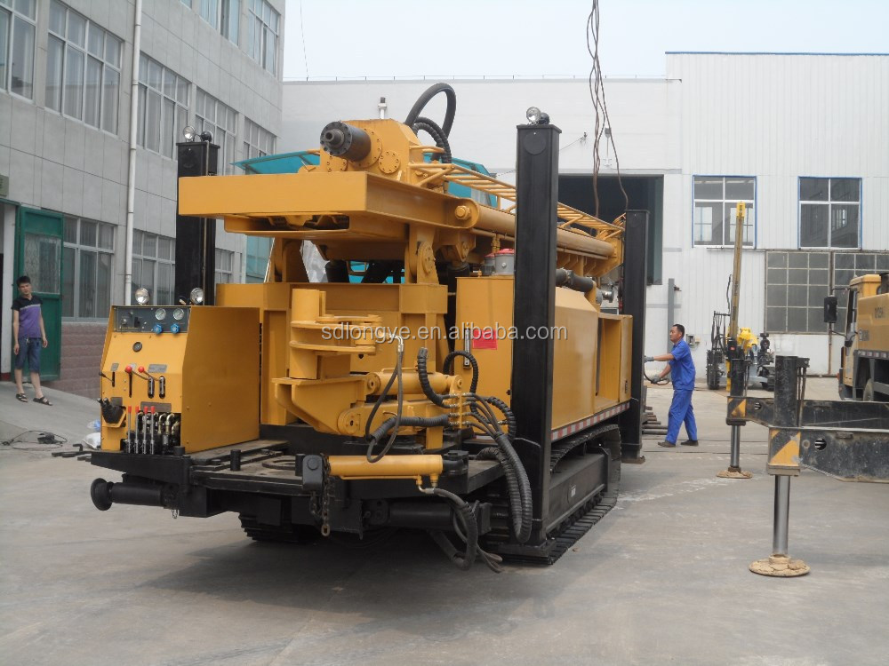 high efficiency dth and rotary borehole water well drilling rig