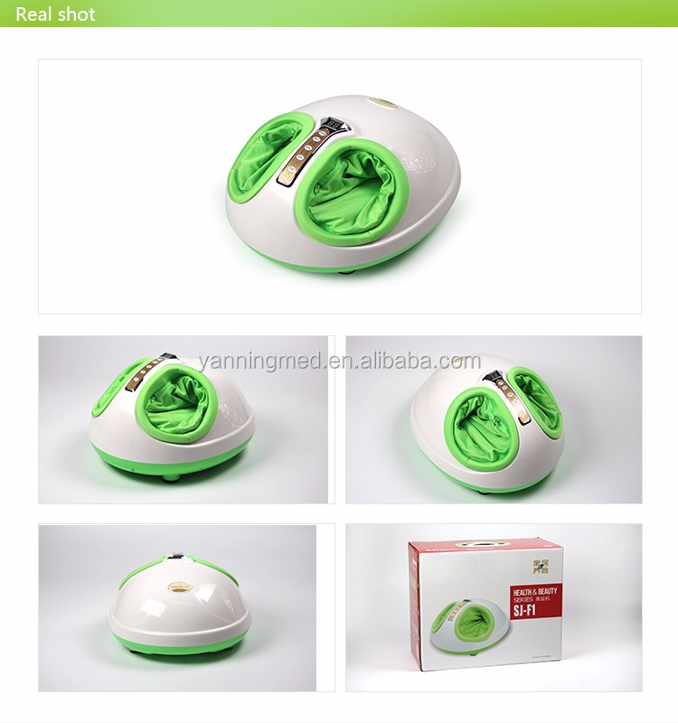 New style 3D kneading air pressure electric heated foot spa massager
