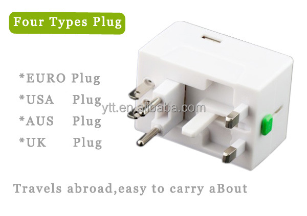 6の1マルチトラベルアダプタープラグ　2ポートusb出力とプラグアダプターユニバーサル旅行の電源led問屋・仕入れ・卸・卸売り