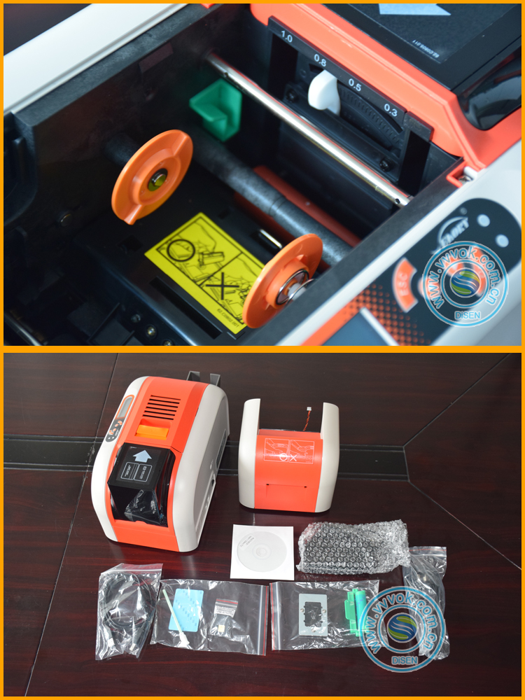 China cheap pvc magnetic card credit card driver license business card printer machine smart pvc plastic id card printer price