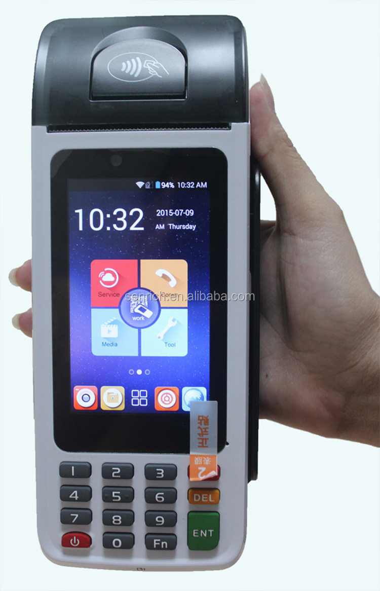 モバイル決済msr付きpos端末、 カメラ、 プリンタ、 gps、 nfc仕入れ・メーカー・工場