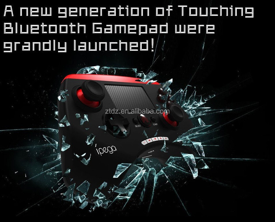 ブルートゥース新しいデザイン2014年ipegaユニバーサルeloタッチアンドロイド・ios用リモートコントローラ仕入れ・メーカー・工場