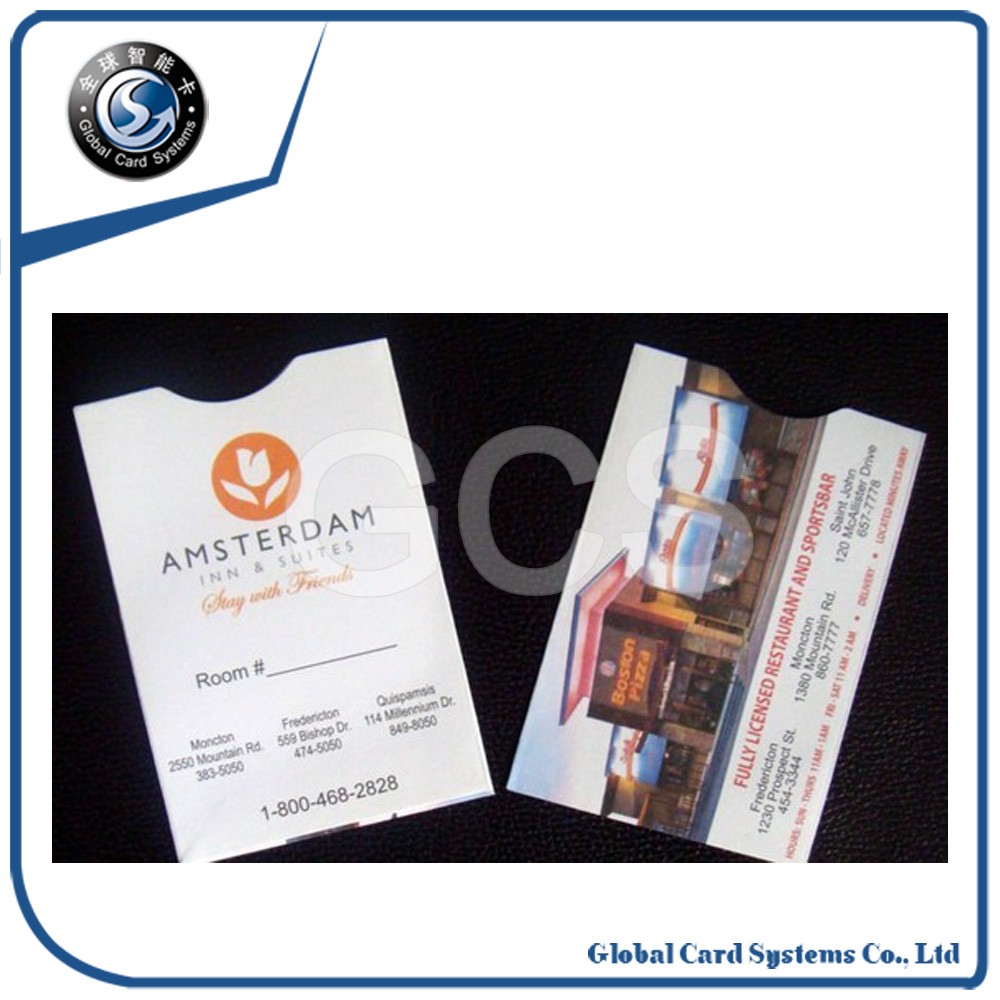 13.56 mhz pvc material rfid hotel key card