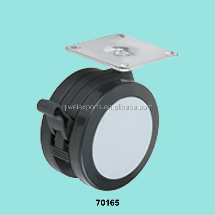 70165 plate caster with brake
