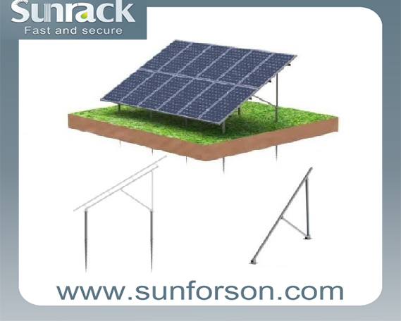 サンラックアルミ製太陽光架台・陸上設置グランドスクリュー基礎の架台問屋・仕入れ・卸・卸売り