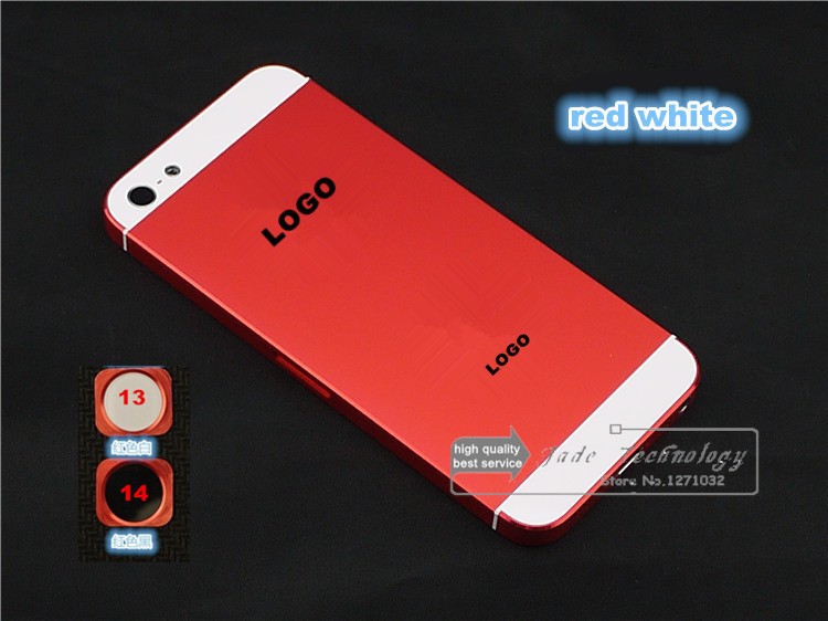 jade iphone 5 cover red white