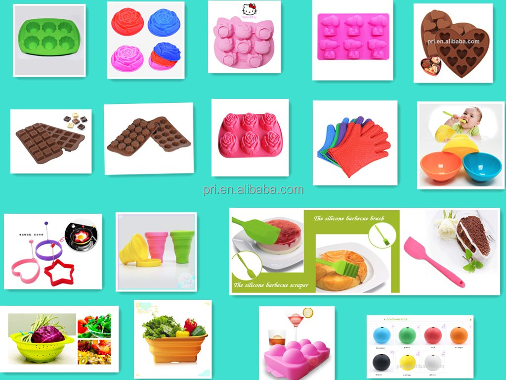 Food grade rubber silicone mold cake decorating