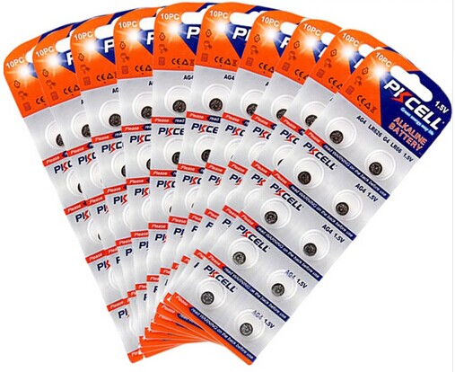 Горячие продажи PKCELL 1.5 В щелочной клетки кнопки ag4 LR626 LR66 SR66 SR626 SR626sw Смотреть Батареи