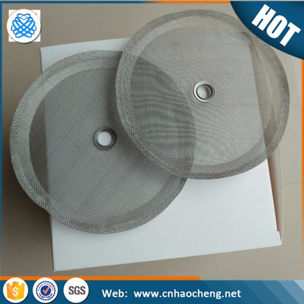 100 150 Micron Stainless Steel Cylindrical Wire Mesh Coffee Filter