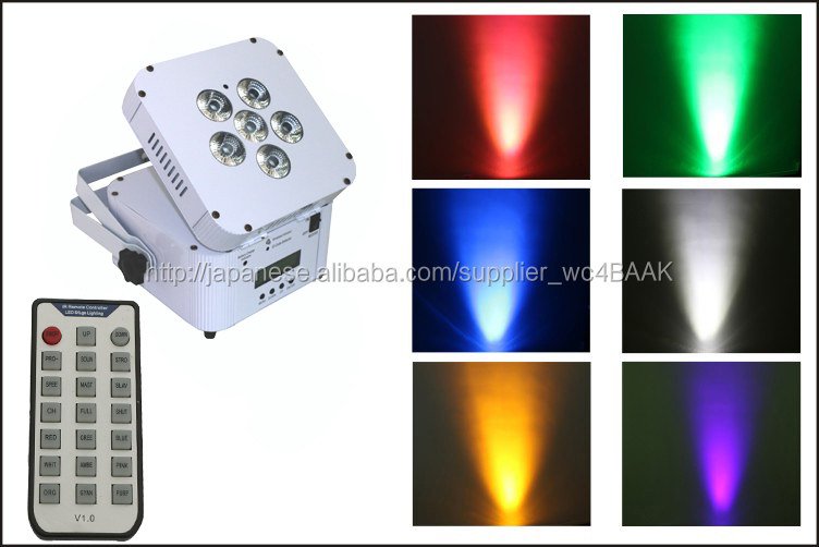 ワイヤレスDMX RGBWA+ UV6PCS業6in1のPARライト仕入れ・メーカー・工場
